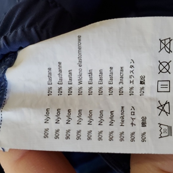 LDA navy convertible hiking pants/shorts rainbow 🌈 pocket zippers quick dry - Picture 10 of 11